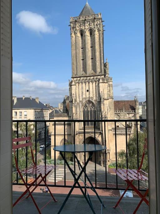 Appart 90M2 Lumineux, Centre, Vue Eglise Penchee Caen Exteriér fotografie